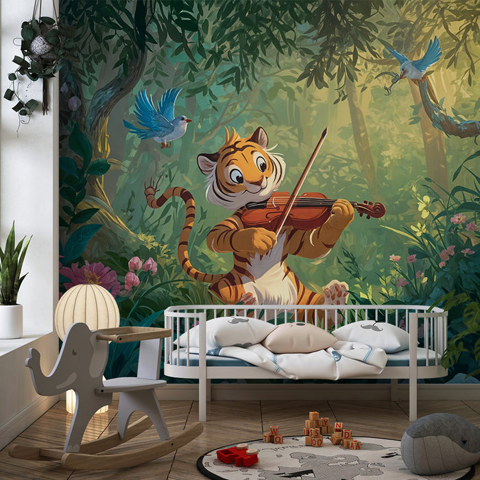 Papier peint tiger glasbenik | Čarobno vzdušje