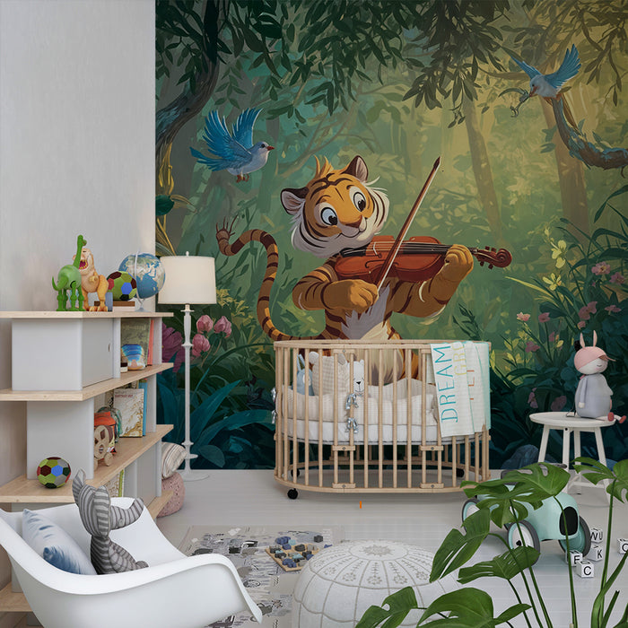 Papier peint tiger glasbenik | Čarobno vzdušje