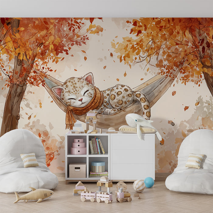 Kitten autumn wallpaper | Art in suspension