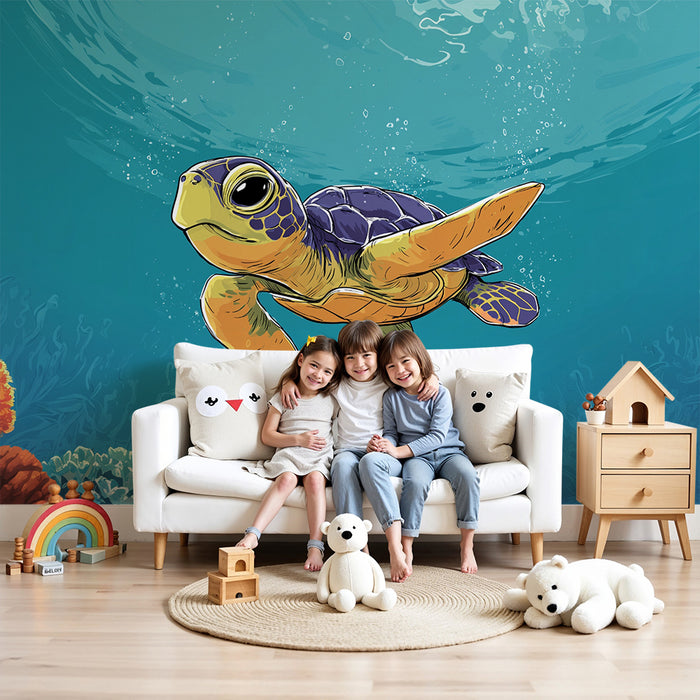 Tapeta Morska kornjača | Sjajna podvodna ljepota