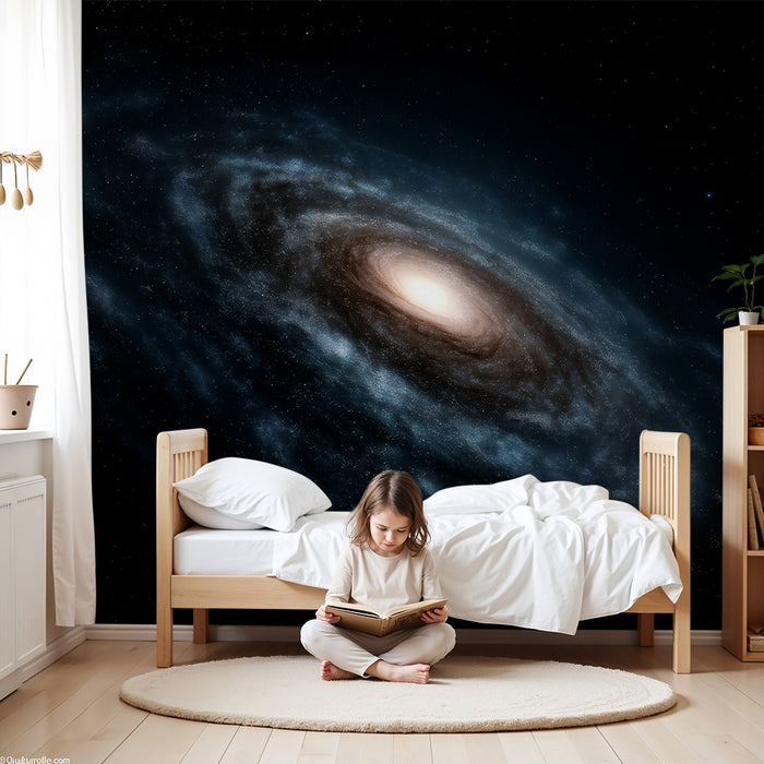 Lastenhuoneen tapetti | Pyörivä galaksi