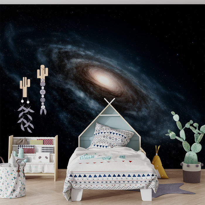 Lastenhuoneen tapetti | Pyörivä galaksi
