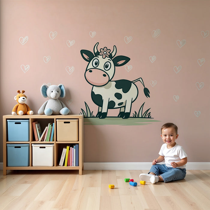 Køer tapet | Sødt og sjovt design